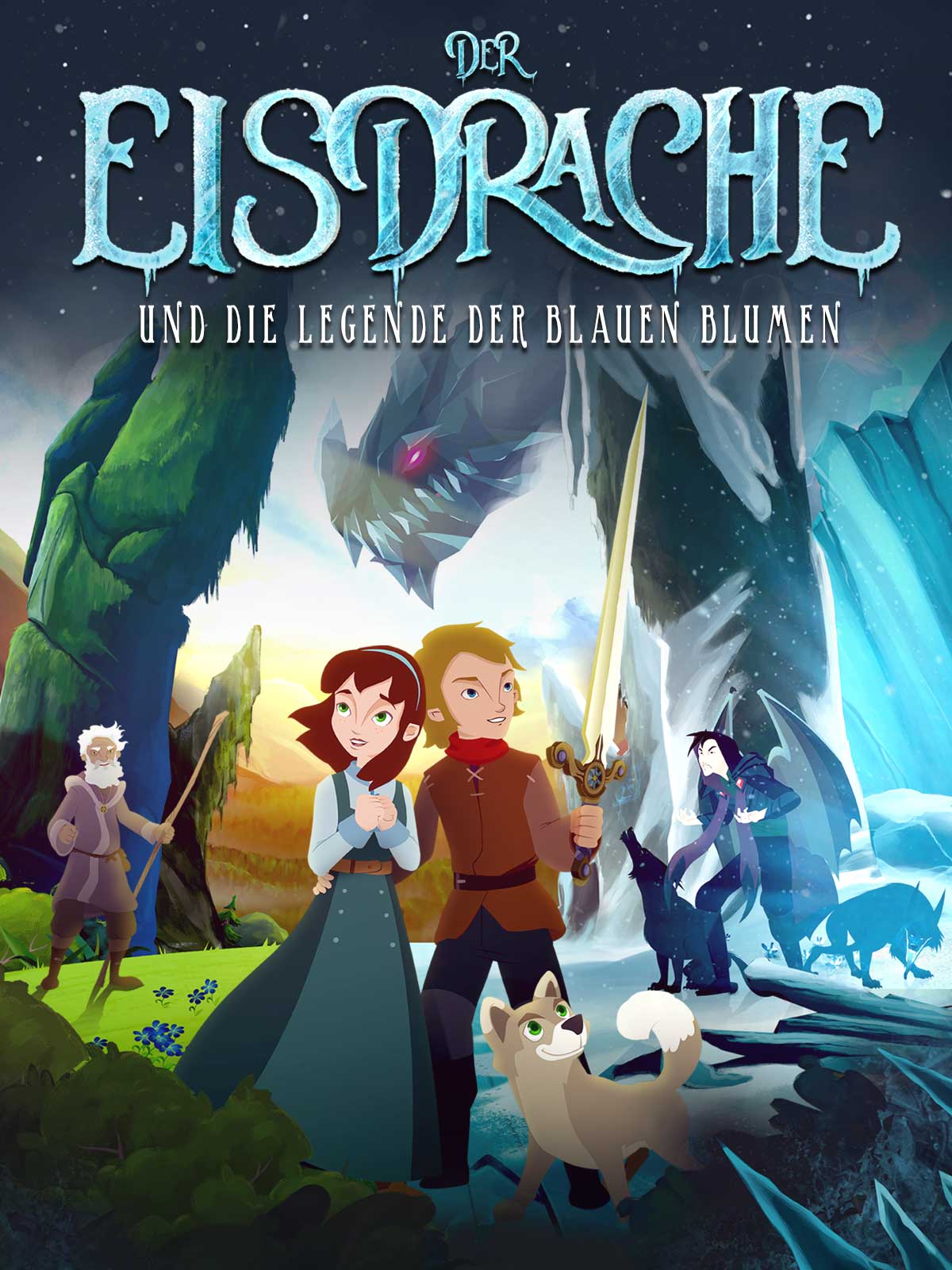 Der Eisdrache und die Legende der blauen Blumen