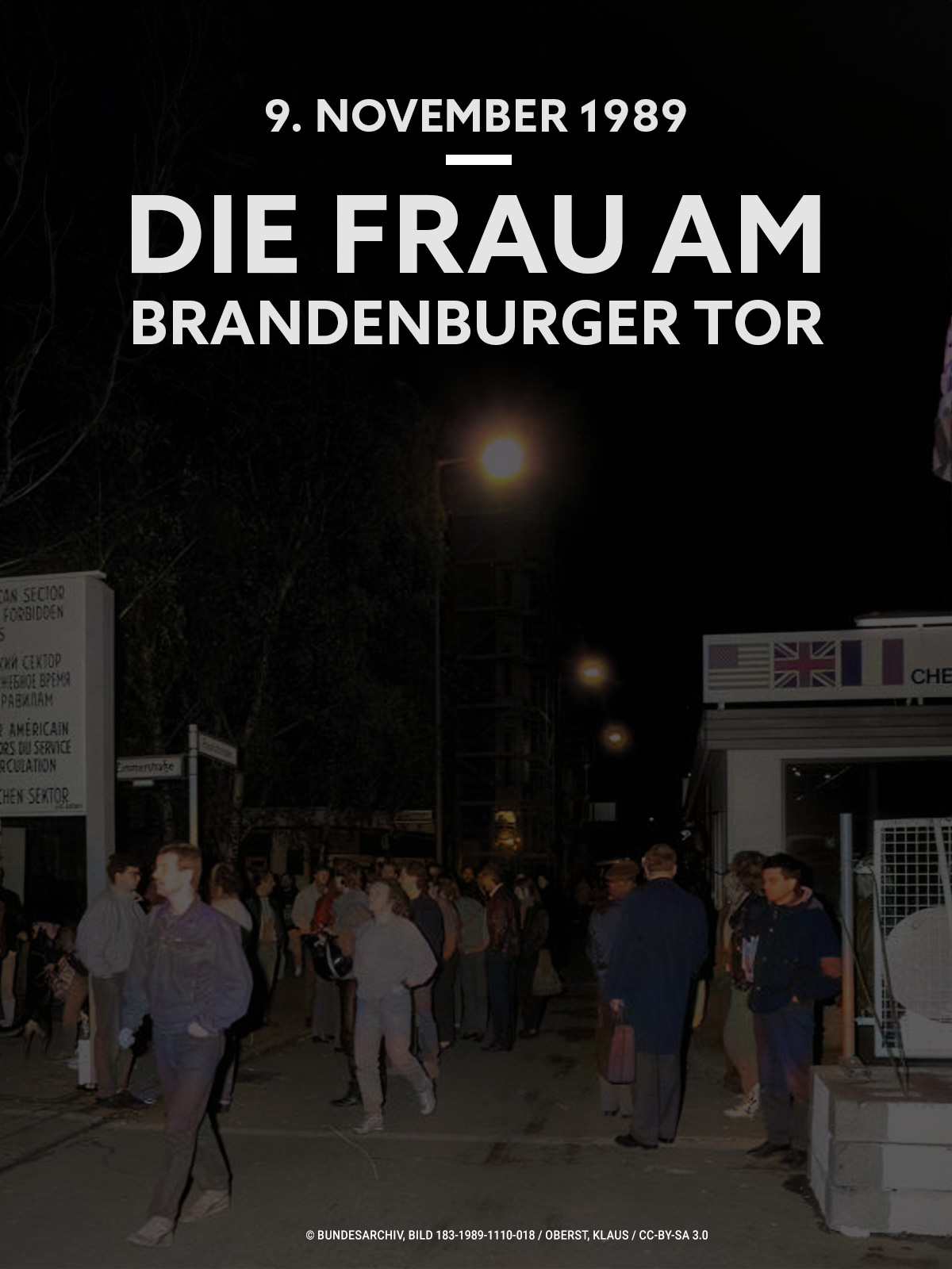 Die Frau am Brandenburger Tor - 9. Nov 1989 kostenlos streamen | dailyme